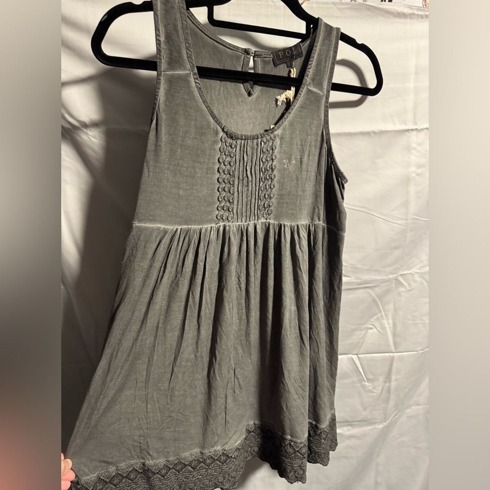 POL Charcoal Gray Tank